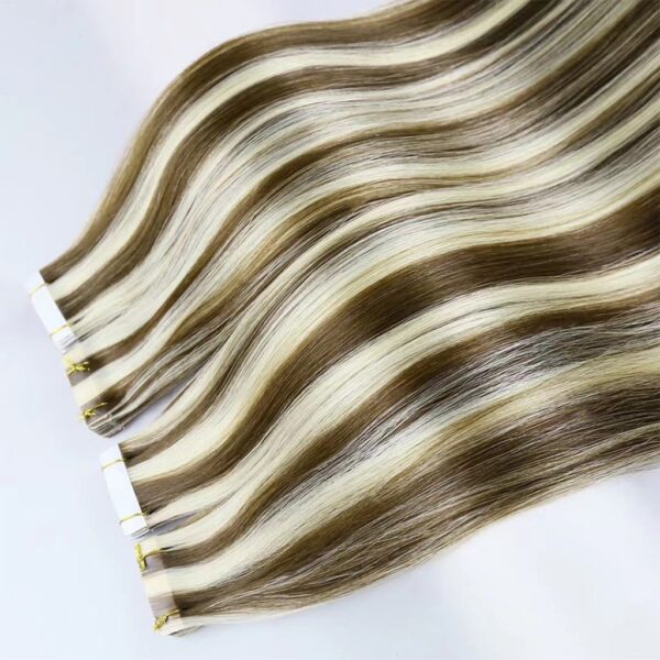 Tape-In-Hair-Extensions-in-Piano-Highlight-Colors-P4-60-1