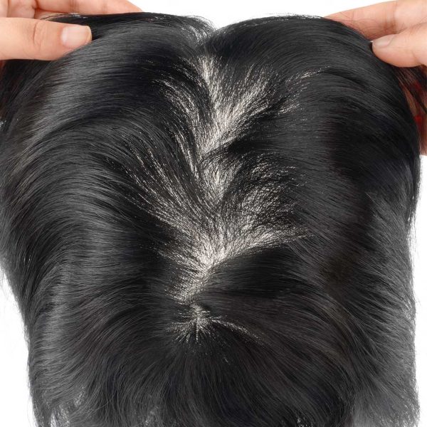 HS08V 0.08mm Thin Skin Hair System V-looped Human Hair (4)