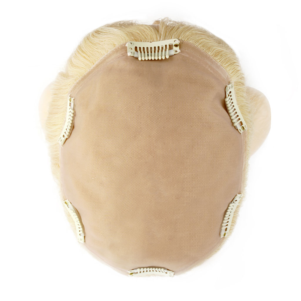 ST6x7 Clip-in Silk Top Topper capelli umani per donne all'ingrosso