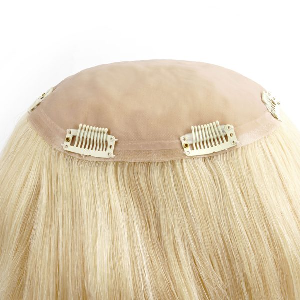 ST6x7 Clip-in Silk Top Human Hair Topper for Women Wholesale C613 (6)