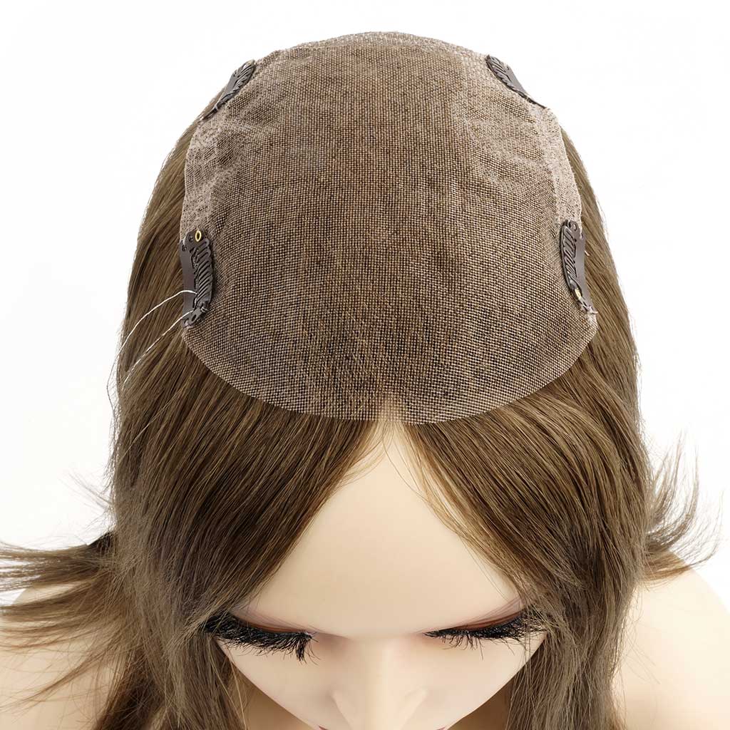Topper per capelli Eloise Mono con clip base super leggera e traspirante (2)